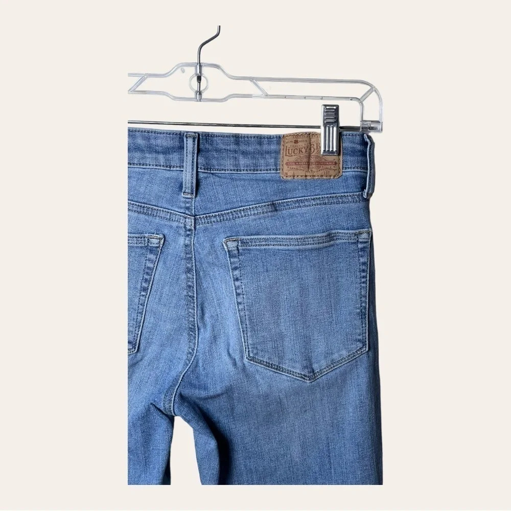 0400W. LUCKY BRAND DENIM JEANS SIZE 2/26 MEDIUM WASH IN‎ COLOR SKINNY STYLE - Picture 9 of 14
